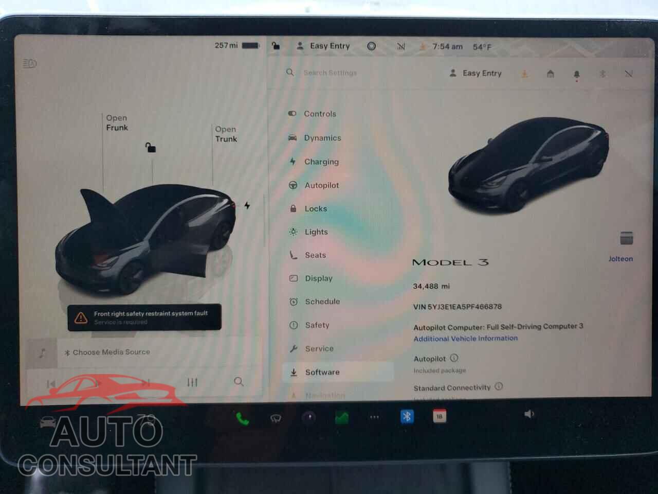 TESLA MODEL 3 2023 - 5YJ3E1EA5PF466878