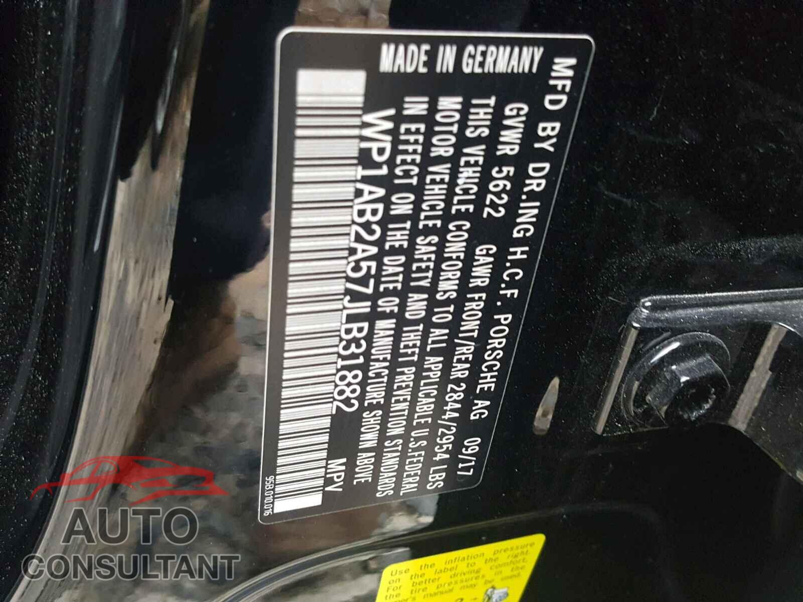 PORSCHE MACAN S 2018 - WP1AB2A57JLB31882