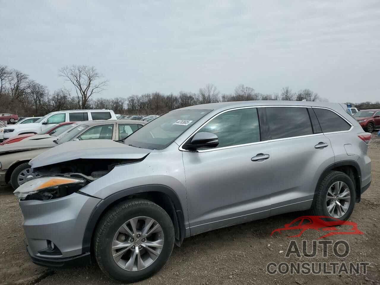 TOYOTA HIGHLANDER 2014 - 5TDBKRFH3ES013463