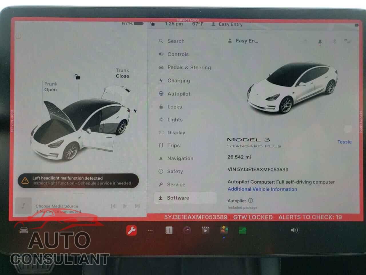 TESLA MODEL 3 2021 - 5YJ3E1EAXMF053589