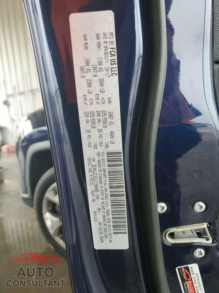 JEEP COMPASS 2018 - 3C4NJDCB3JT190405