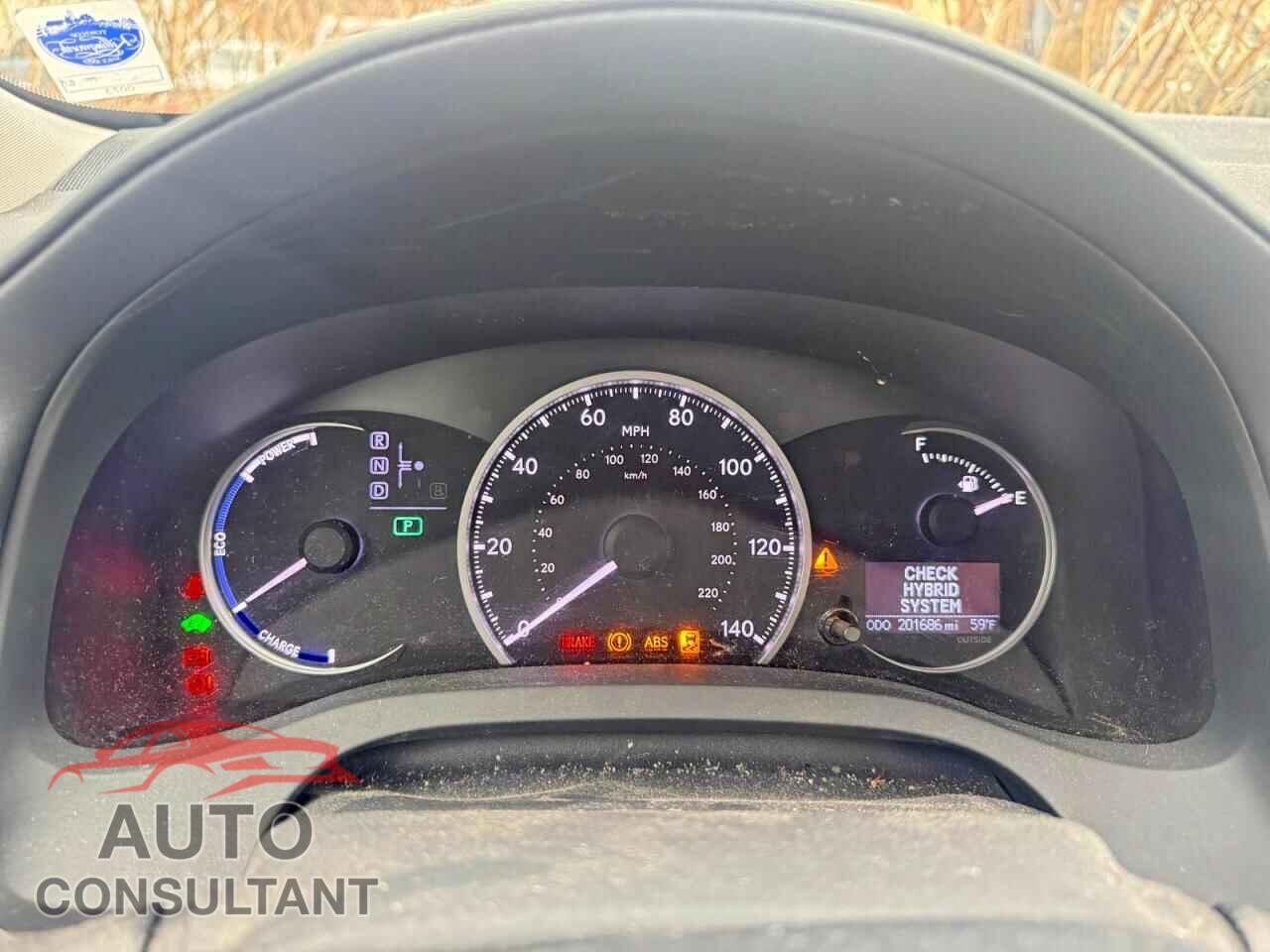 LEXUS CT 200 2011 - JTHKD5BH3B2032816