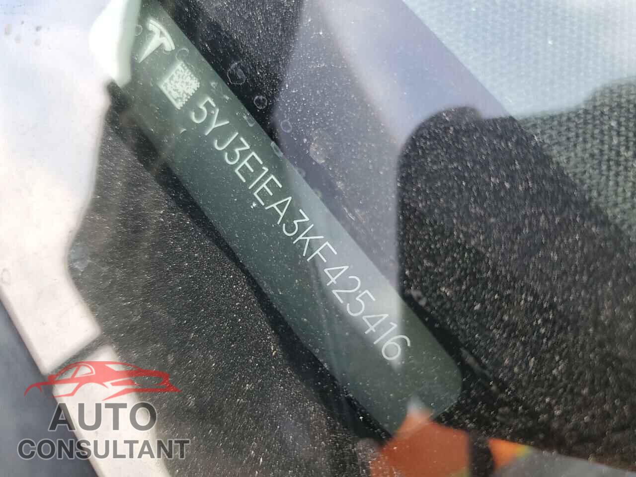 TESLA MODEL 3 2019 - 5YJ3E1EA3KF425416