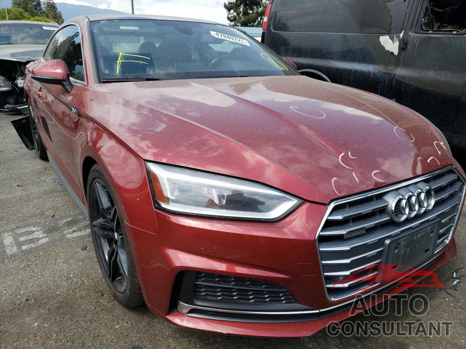 AUDI A5 2018 - WAUTNAF51JA001464