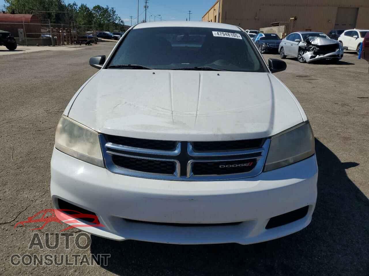 DODGE AVENGER 2012 - 1C3CDZAG7CN291142