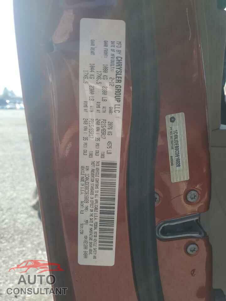 JEEP COMPASS 2012 - 1C4NJDEB8CD616028