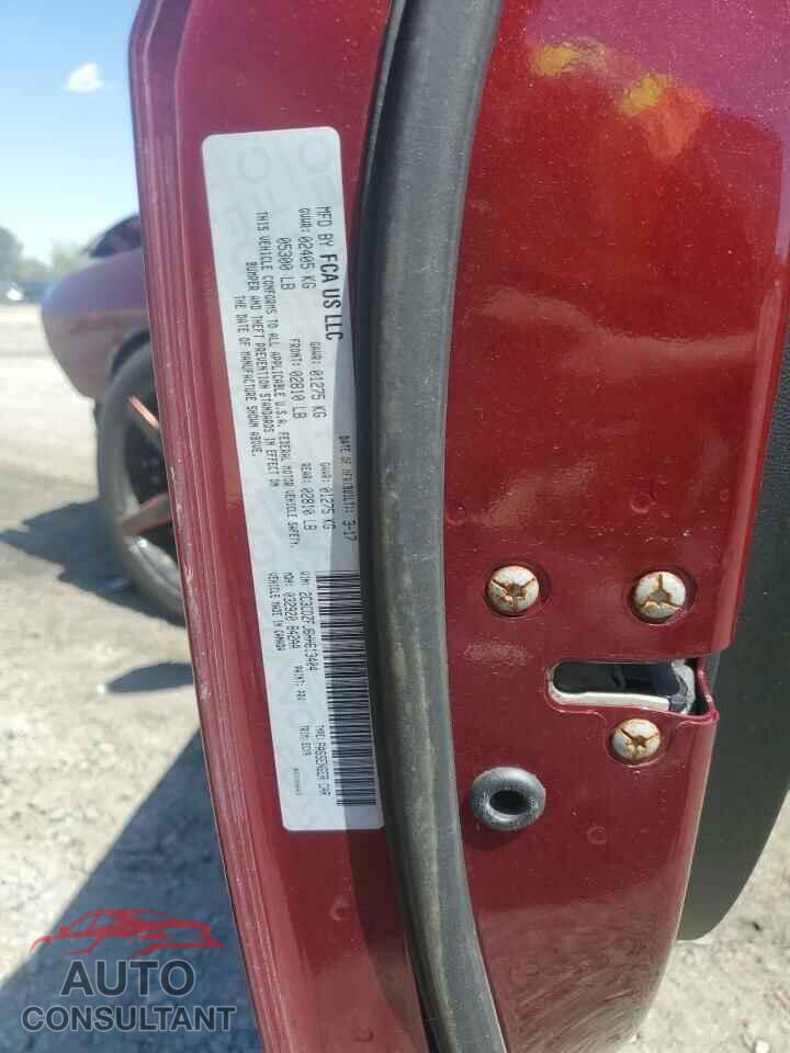 DODGE CHALLENGER 2017 - 2C3CDZFJ6HH613404