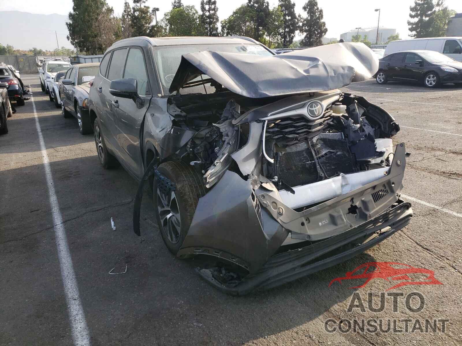 TOYOTA HIGHLANDER 2020 - 5TDGZRAH1LS005187