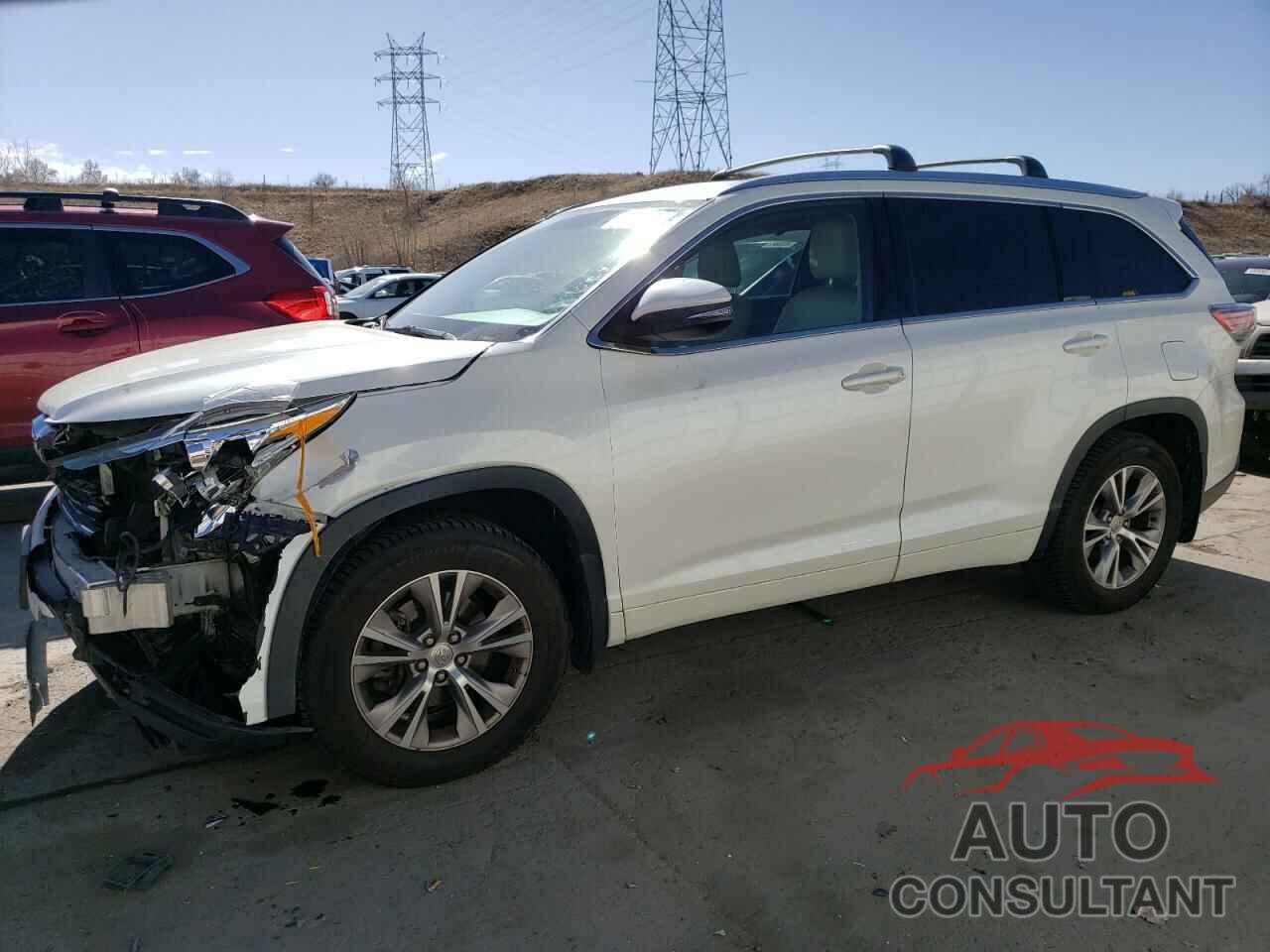 TOYOTA HIGHLANDER 2014 - 5TDJKRFH8ES015057