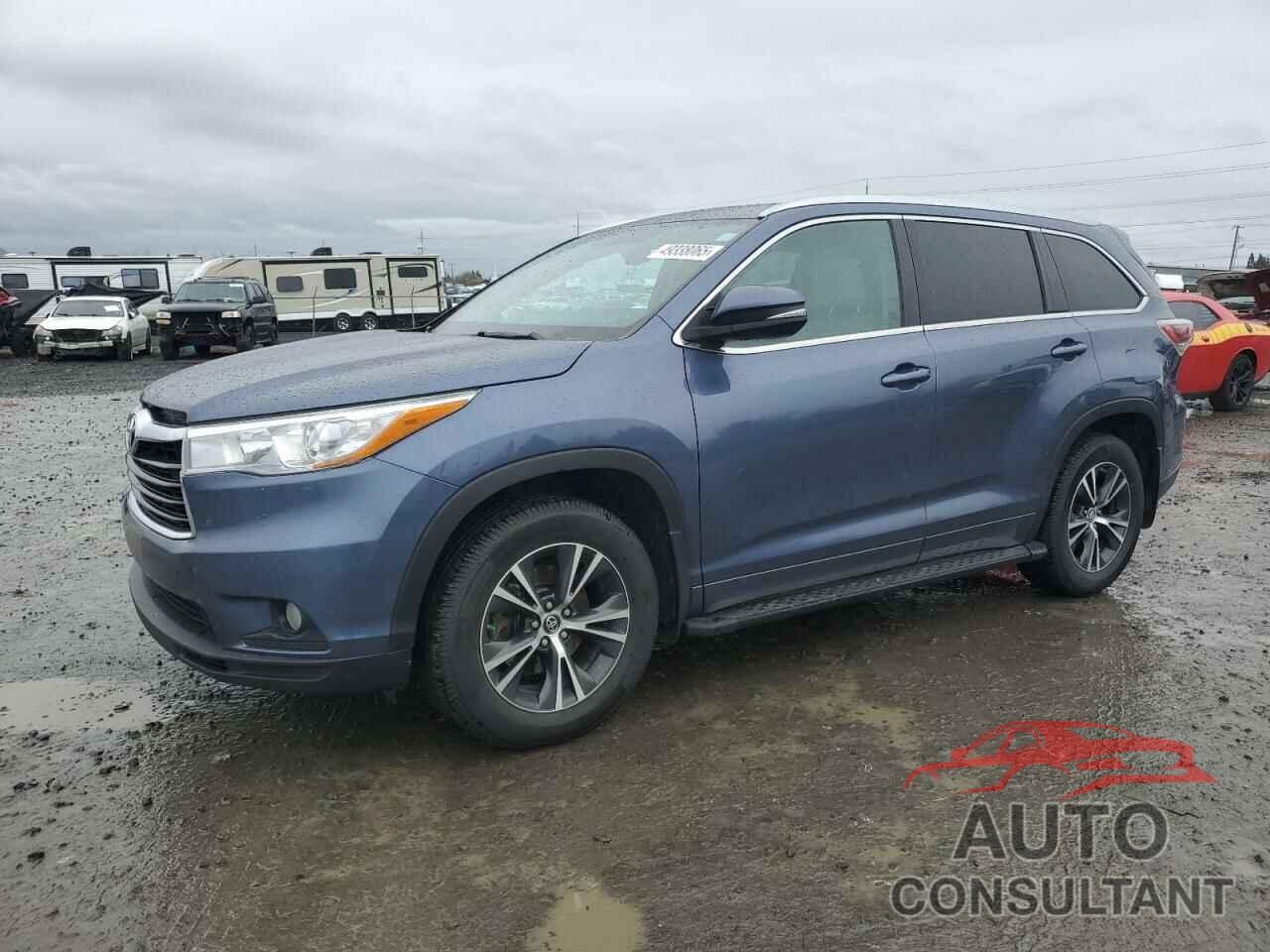 TOYOTA HIGHLANDER 2016 - 5TDJKRFH2GS338068