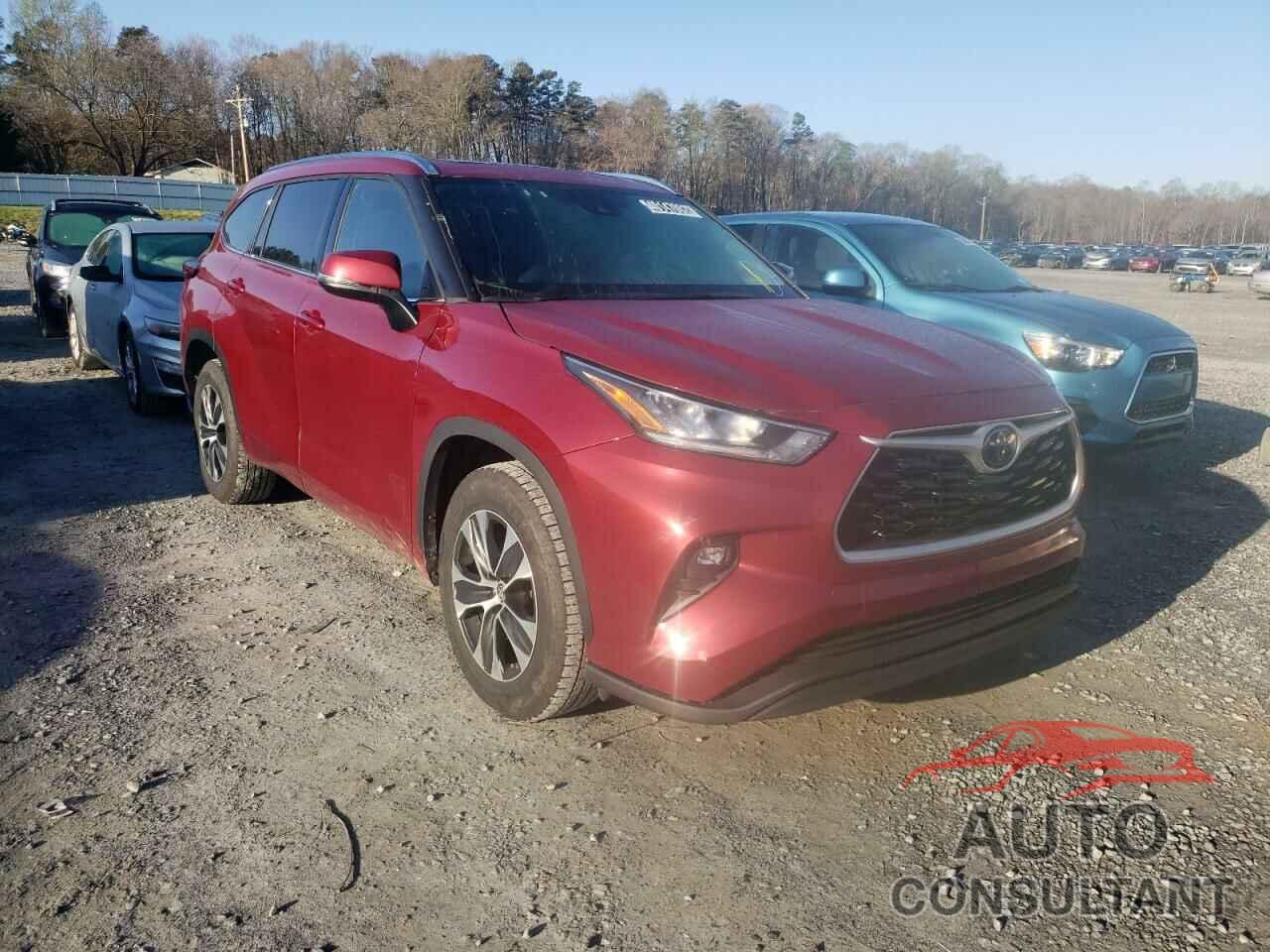 TOYOTA HIGHLANDER 2020 - 5TDGZRAH3LS011198
