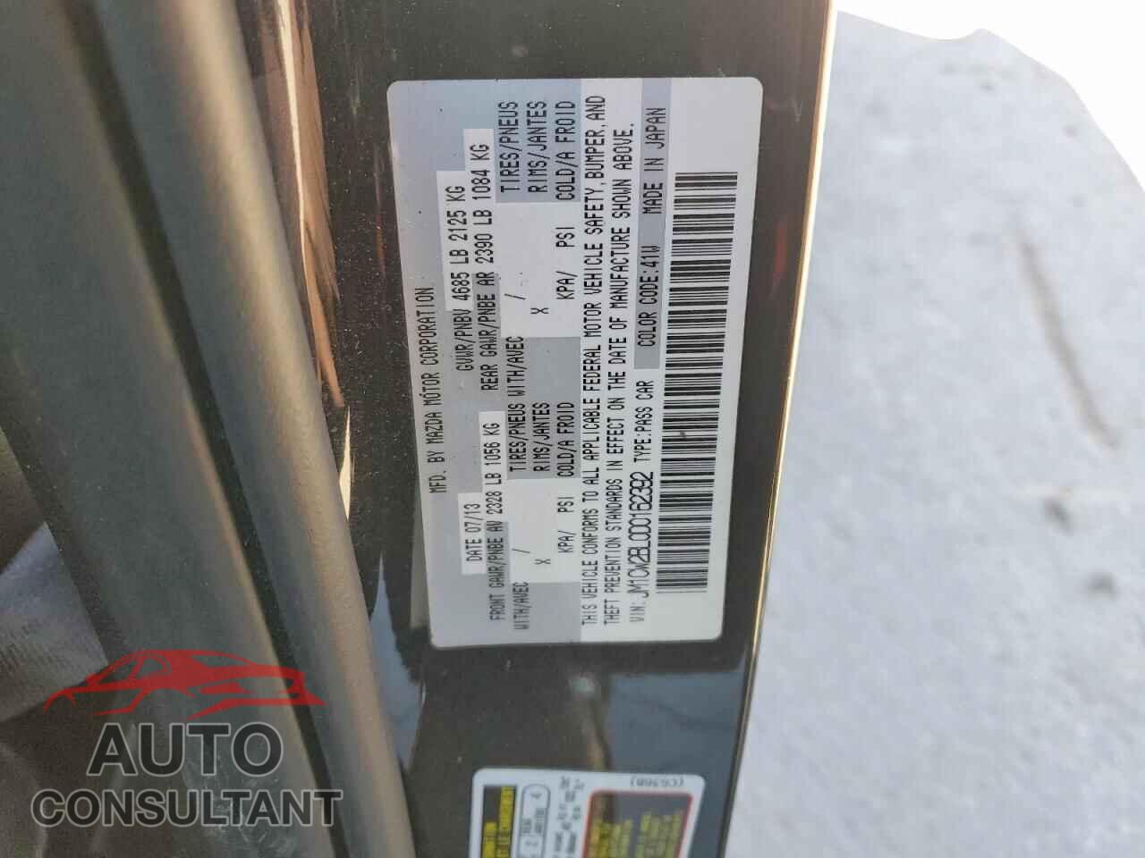 MAZDA 5 2013 - JM1CW2BL0D0162392
