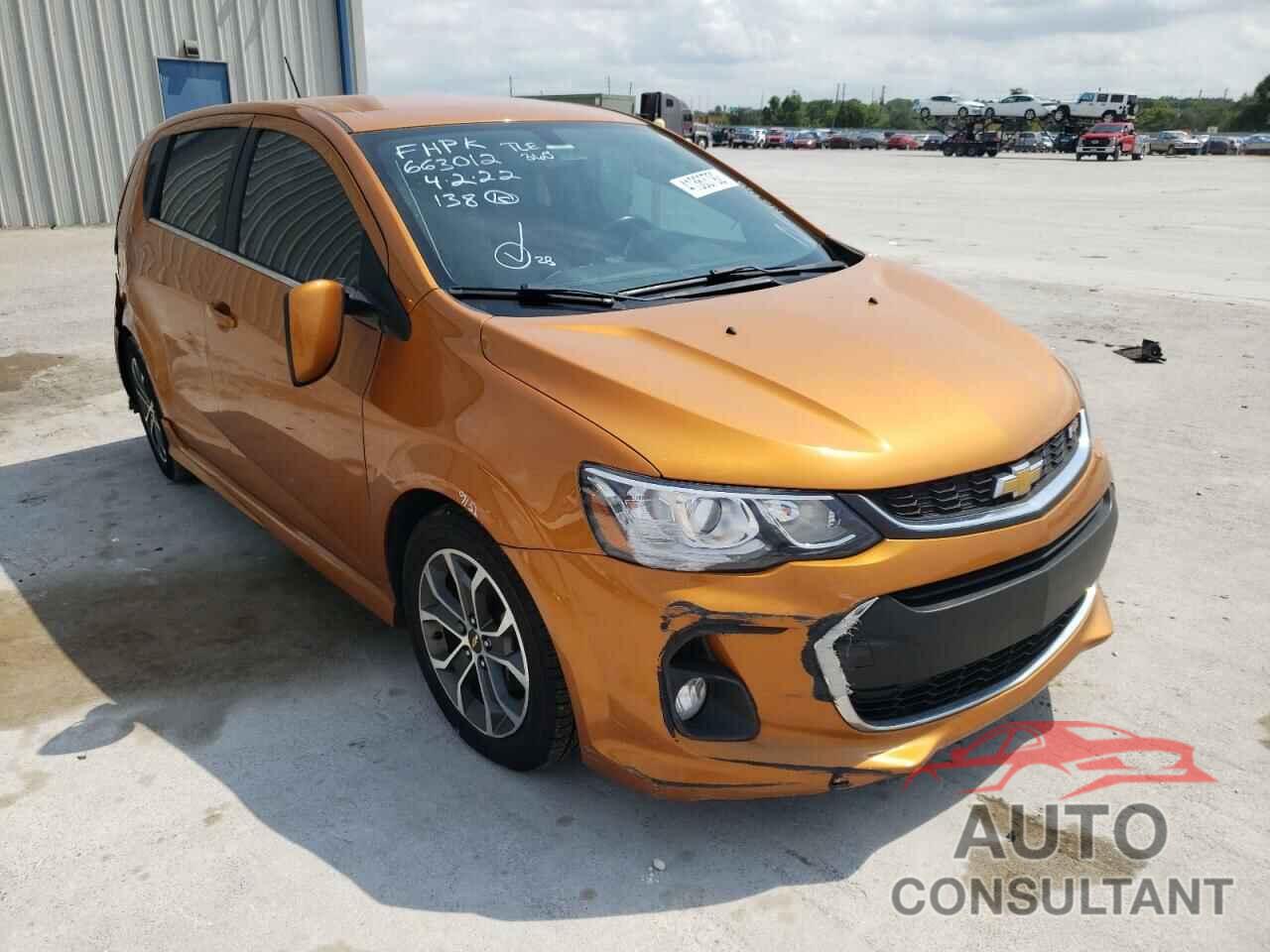 CHEVROLET SONIC 2017 - 1G1JD6SH6H4163814