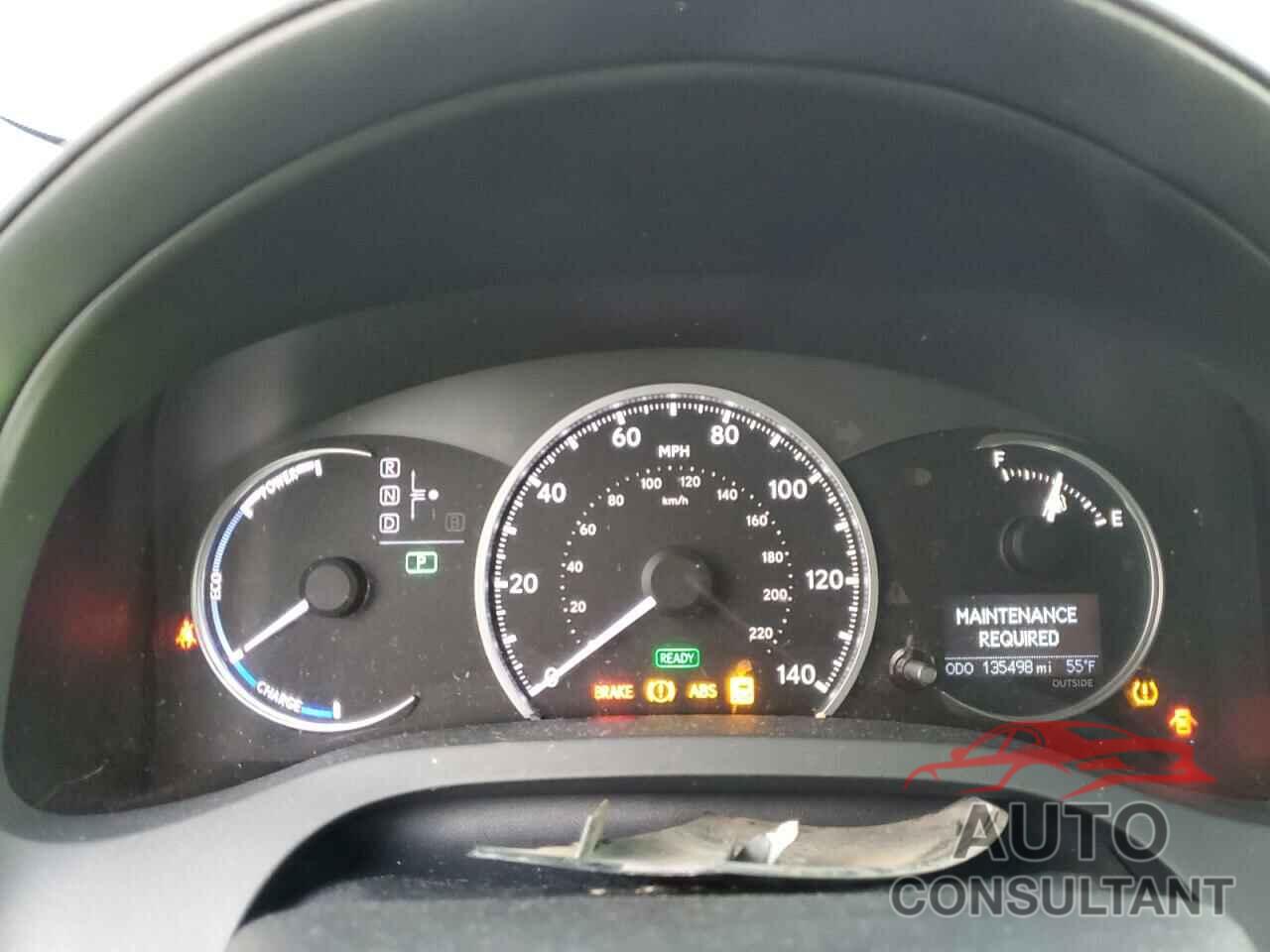 LEXUS CT 200 2013 - JTHKD5BH6D2141810