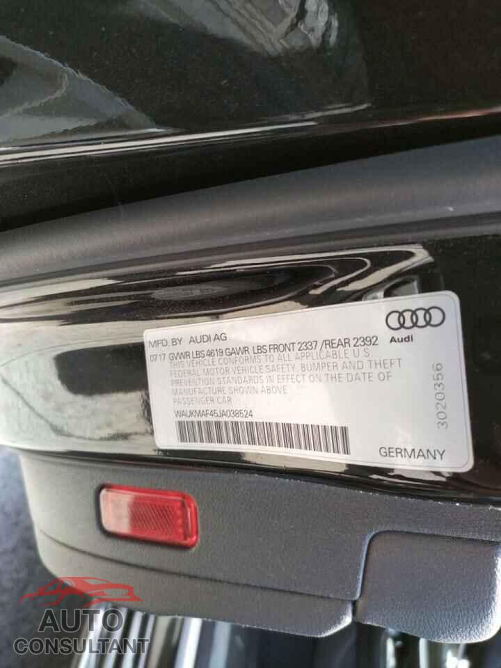 AUDI A4 2018 - WAUKMAF45JA038524