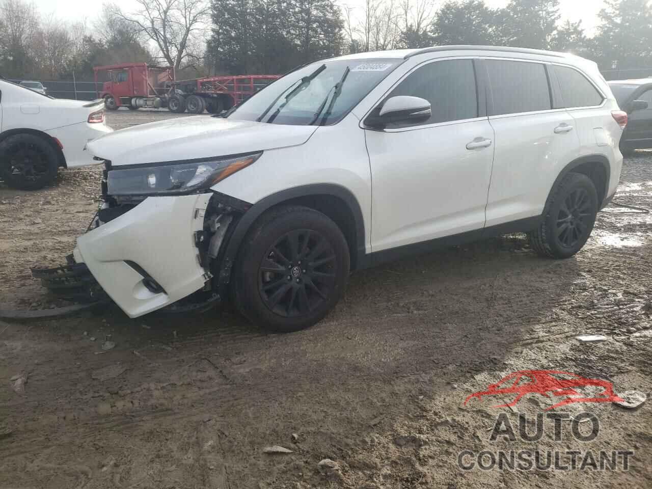 TOYOTA HIGHLANDER 2019 - 5TDKZRFH4KS301306