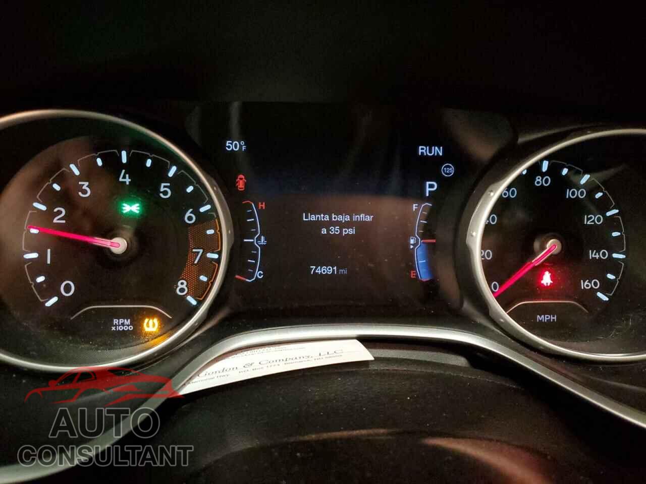 JEEP COMPASS 2017 - 3C4NJDBB8HT656700