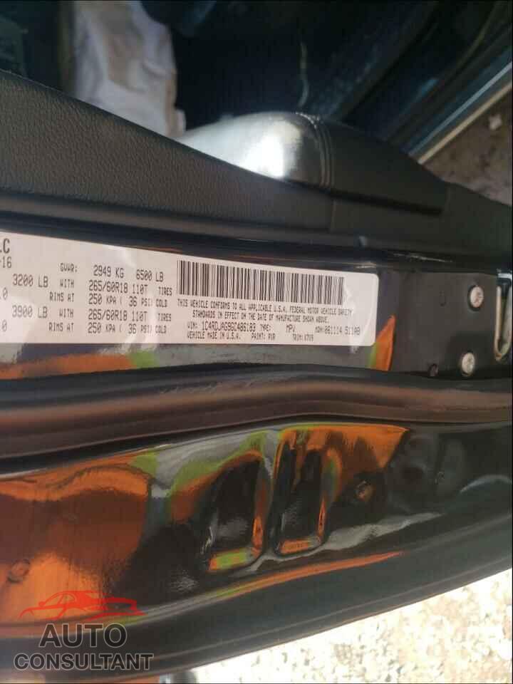 DODGE DURANGO 2016 - 1C4RDJAG9GC486183