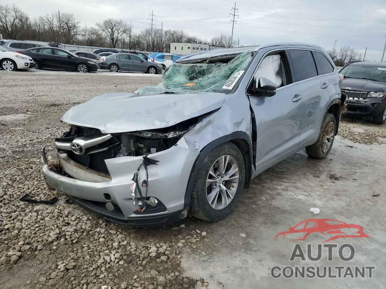 TOYOTA HIGHLANDER 2014 - 5TDJKRFH6ES046968