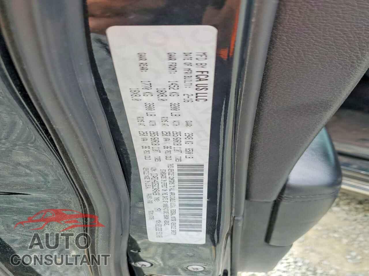 DODGE DURANGO 2016 - 1C4RDHAG5GC345426