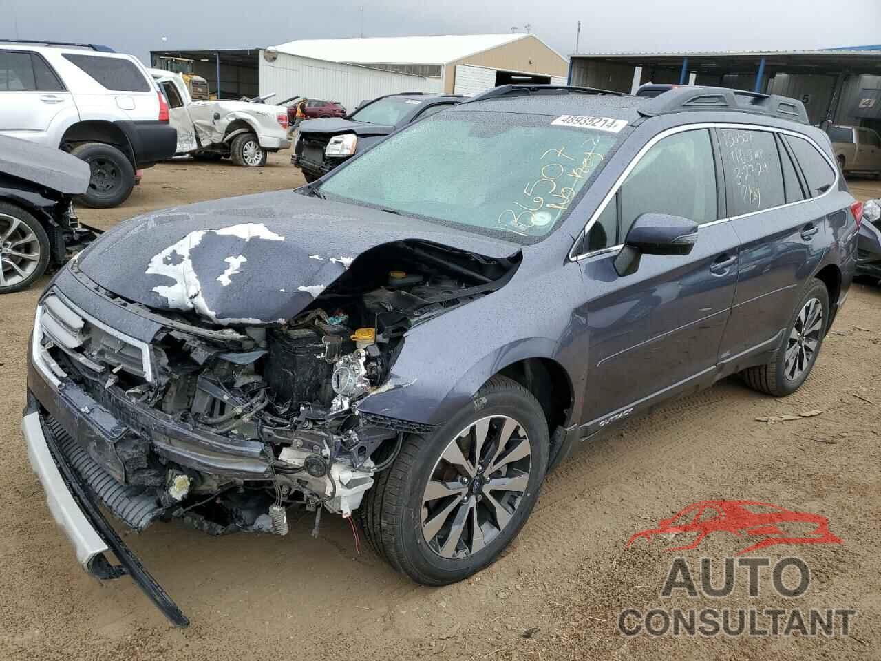 SUBARU OUTBACK 2016 - 4S4BSBNC2G3310009