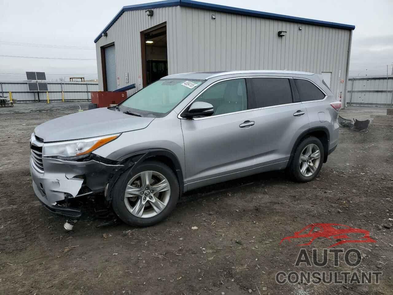 TOYOTA HIGHLANDER 2016 - 5TDDKRFH1GS348541