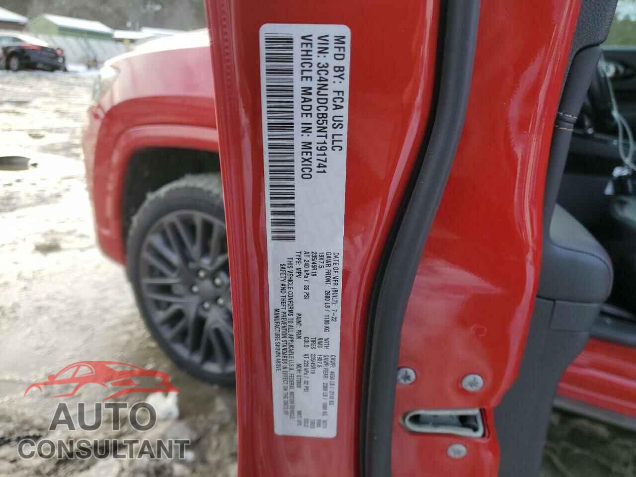 JEEP COMPASS 2022 - 3C4NJDCB5NT191741