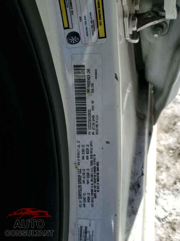DODGE AVENGER 2012 - 1C3CDZCB4CN280391