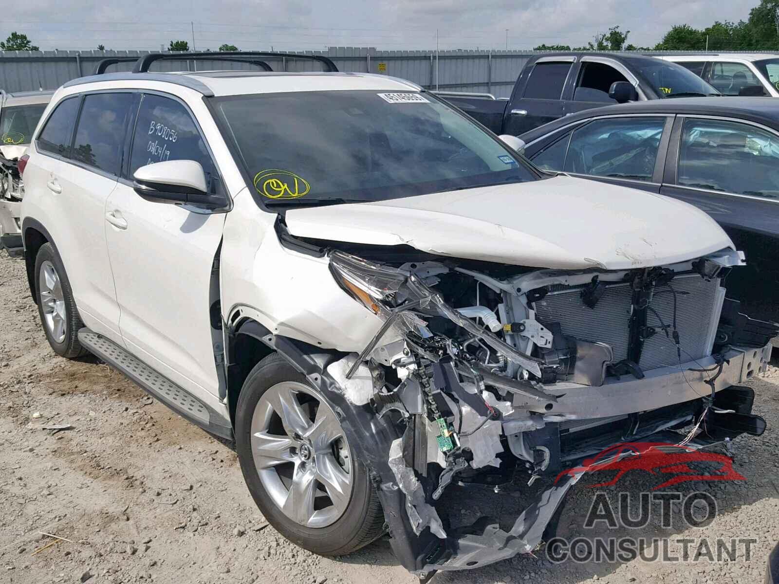 TOYOTA HIGHLANDER 2018 - 5TDYZRFH6JS268009