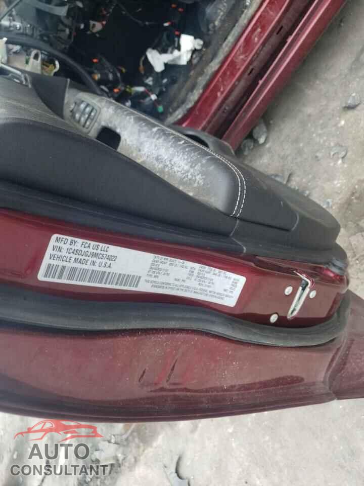 DODGE DURANGO 2021 - 1C4SDJGJ9MC574022