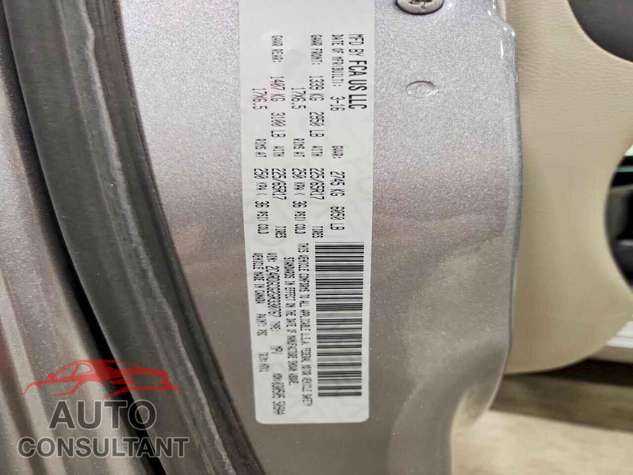 DODGE CARAVAN 2016 - 2C4RDGCG2GR330767