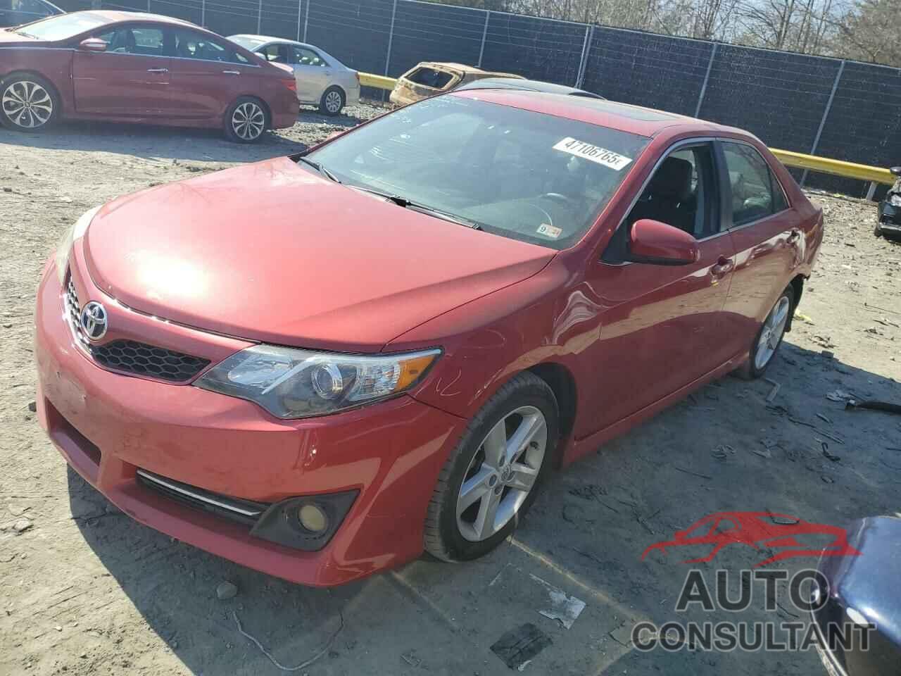 TOYOTA CAMRY 2012 - 4T1BF1FK4CU611356