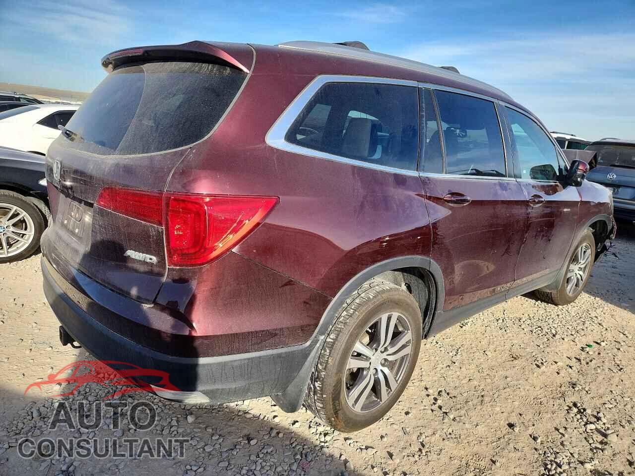 HONDA PILOT 2017 - 5FNYF6H60HB059043