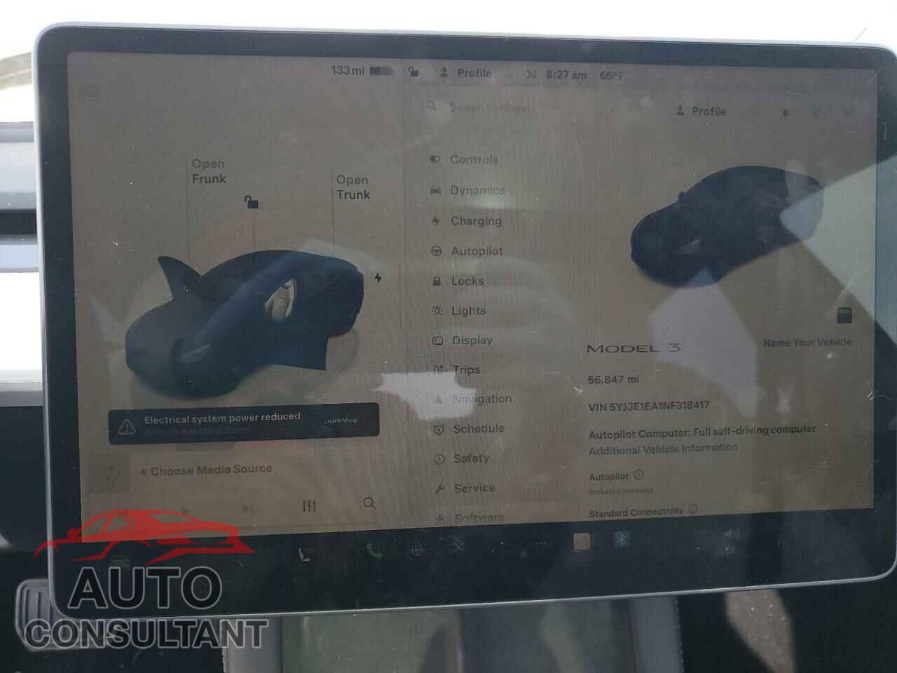 TESLA MODEL 3 2022 - 5YJ3E1EA1NF318417