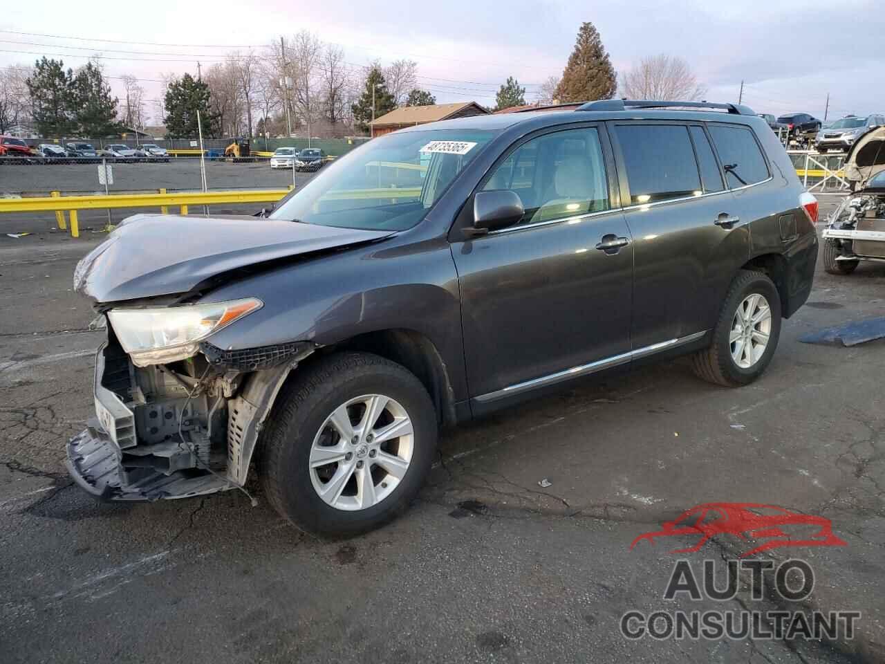 TOYOTA HIGHLANDER 2013 - 5TDBK3EH4DS182694