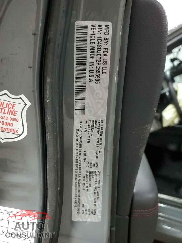 DODGE DURANGO 2023 - 1C4SDJCT2PC555906