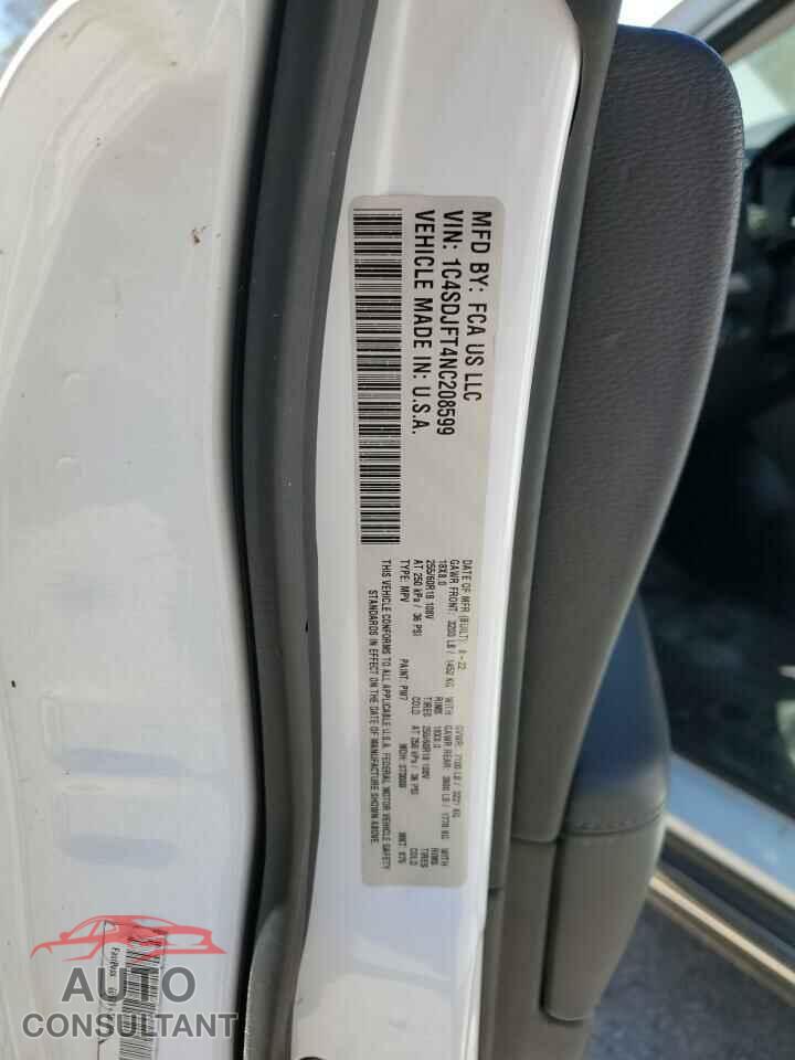 DODGE DURANGO 2022 - 1C4SDJFT4NC208599