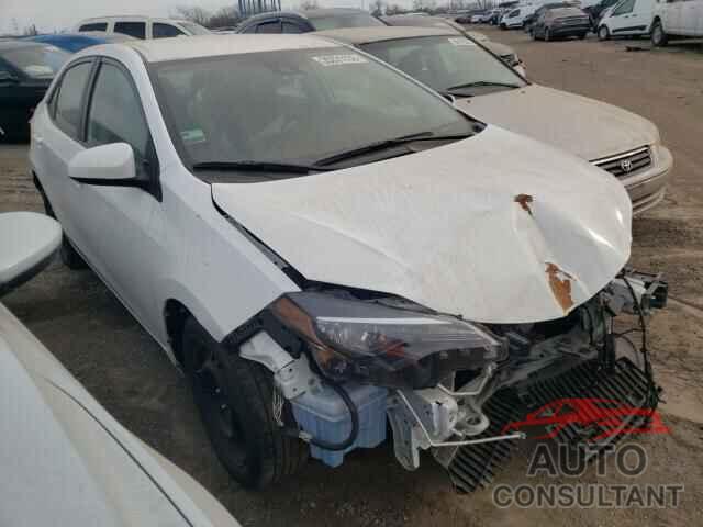 TOYOTA COROLLA 2017 - 2T1BURHE7HC866345