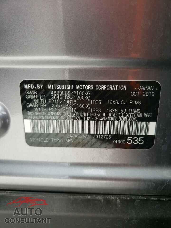 MITSUBISHI ECLIPSE 2020 - JA4AS3AA1LZ012725