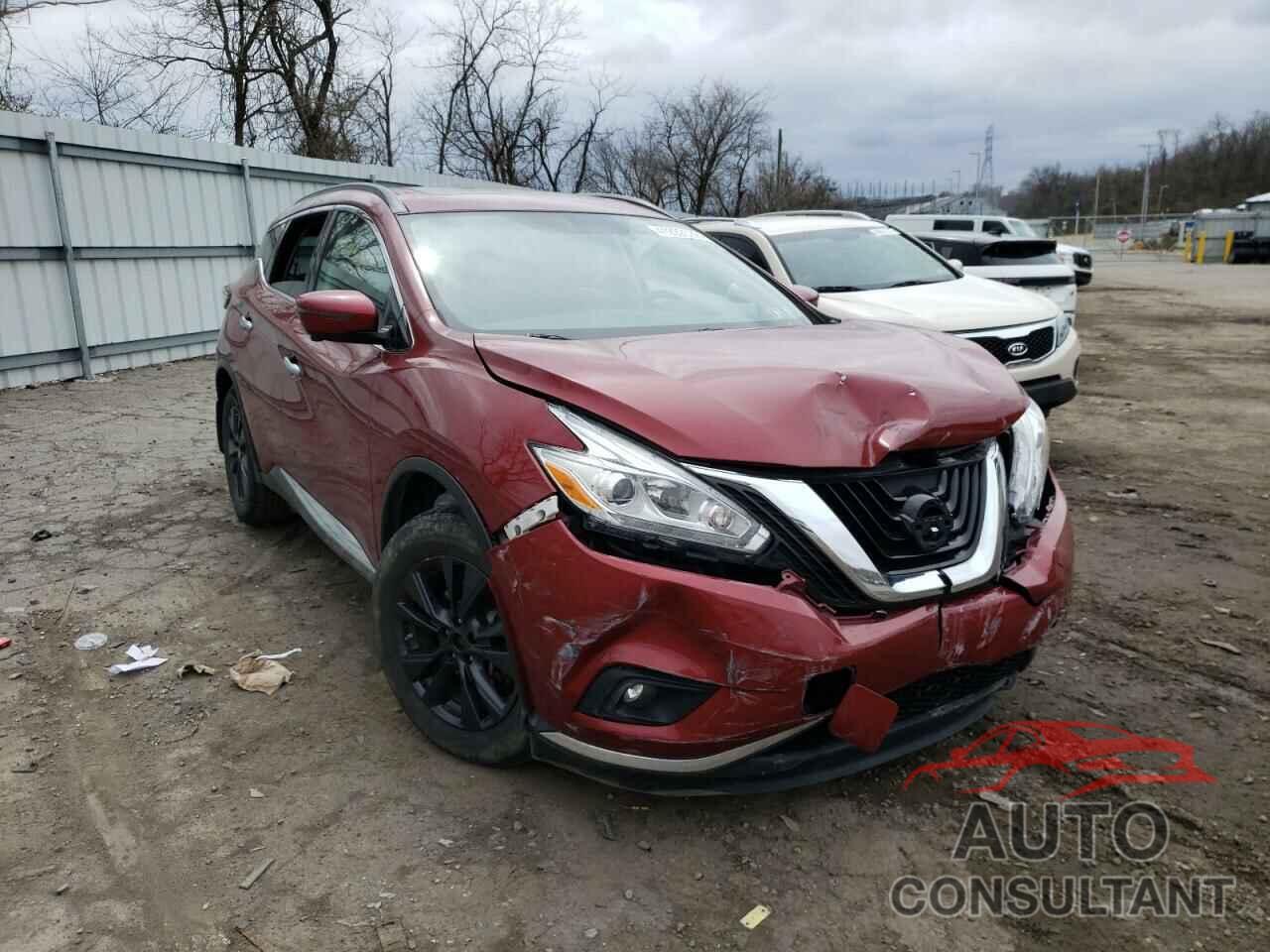 NISSAN MURANO 2017 - 5N1AZ2MH0HN180211