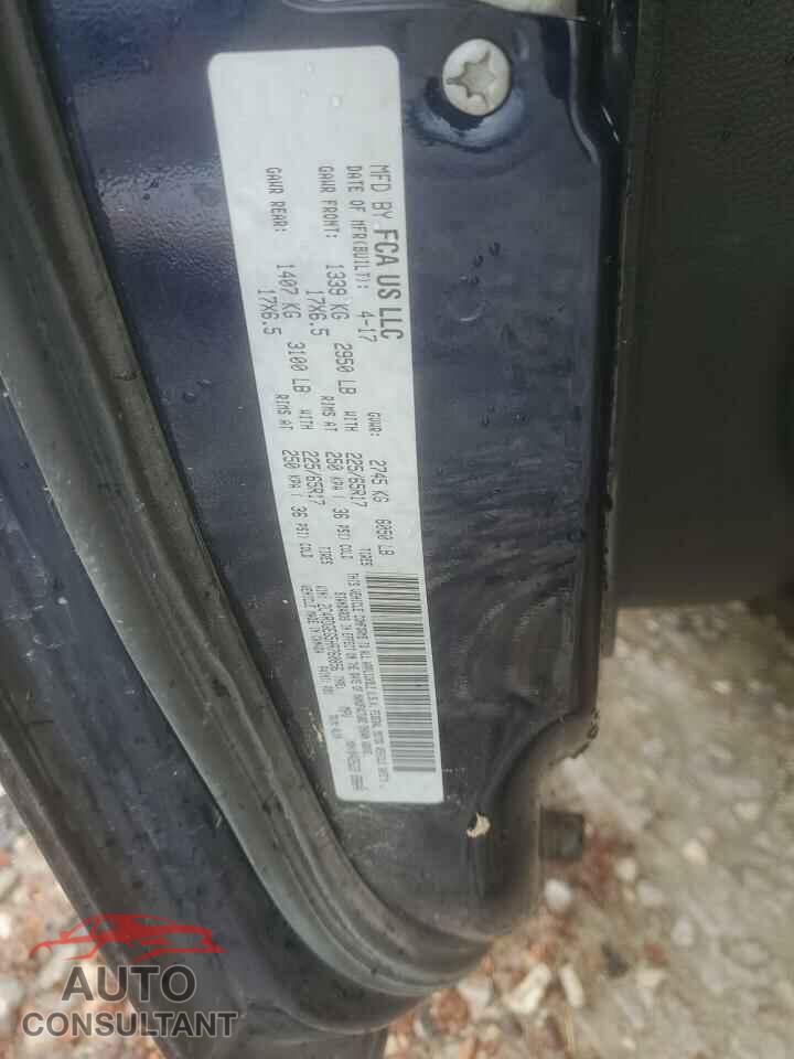 DODGE CARAVAN 2017 - 2C4RDGEG5HR760856