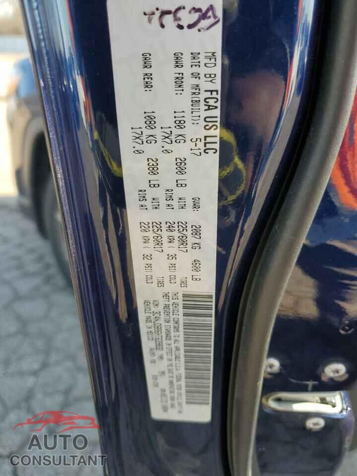 JEEP COMPASS 2017 - 3C4NJDBB6HT639832
