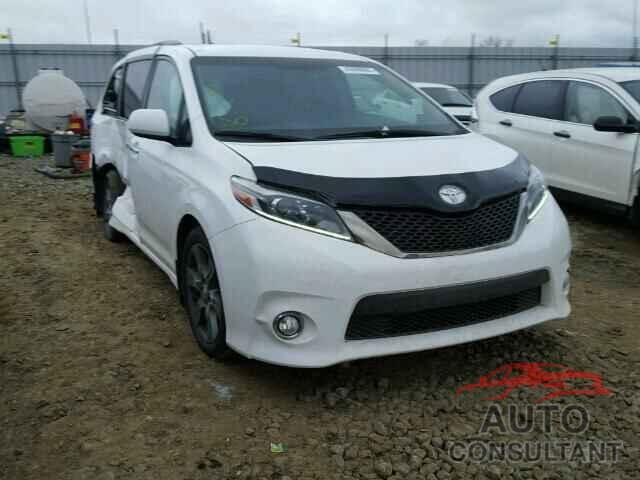 TOYOTA SIENNA 2017 - 5TDXZ3DC4HS837532