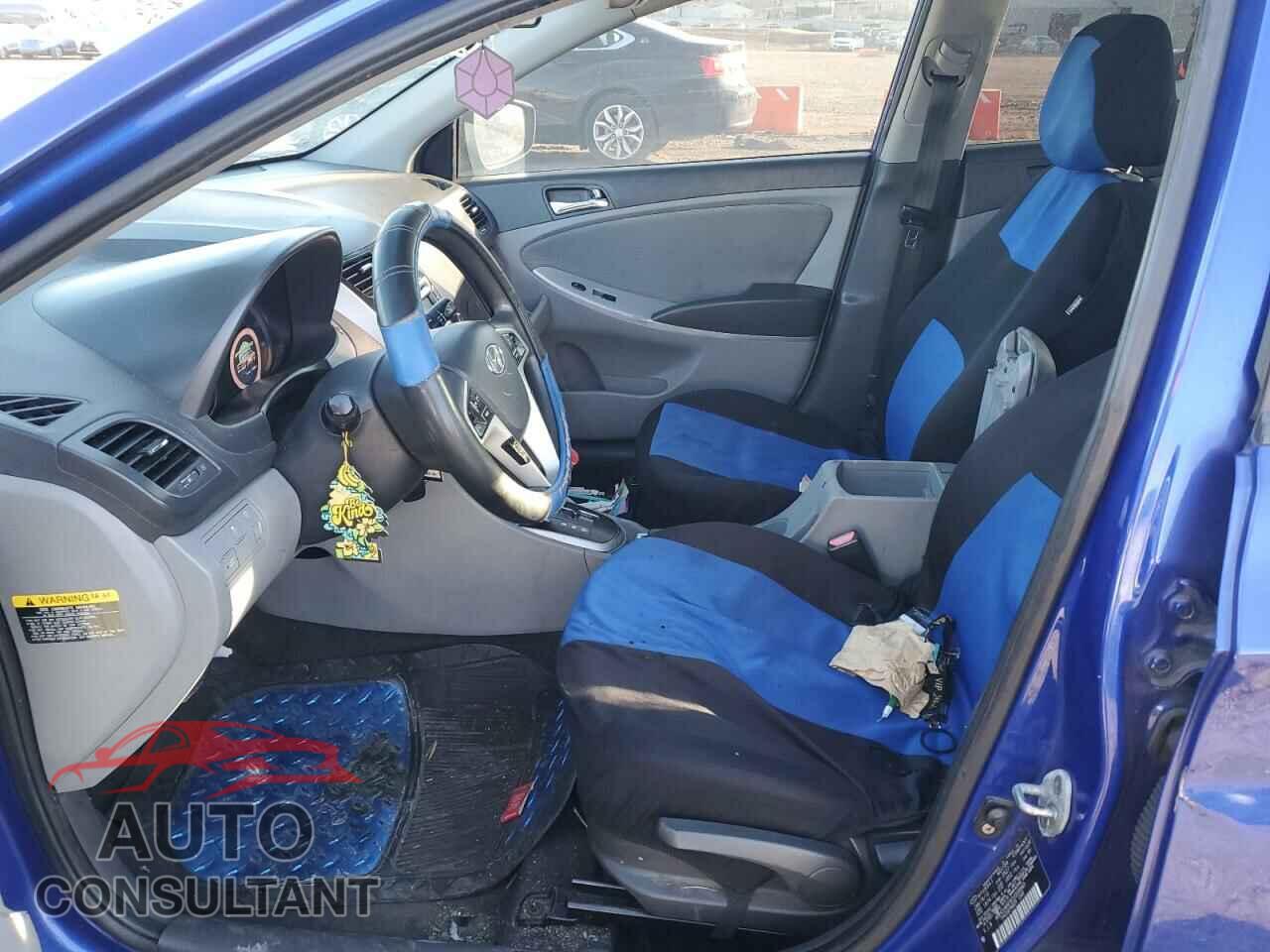 HYUNDAI ACCENT 2012 - KMHCU4AE6CU209965