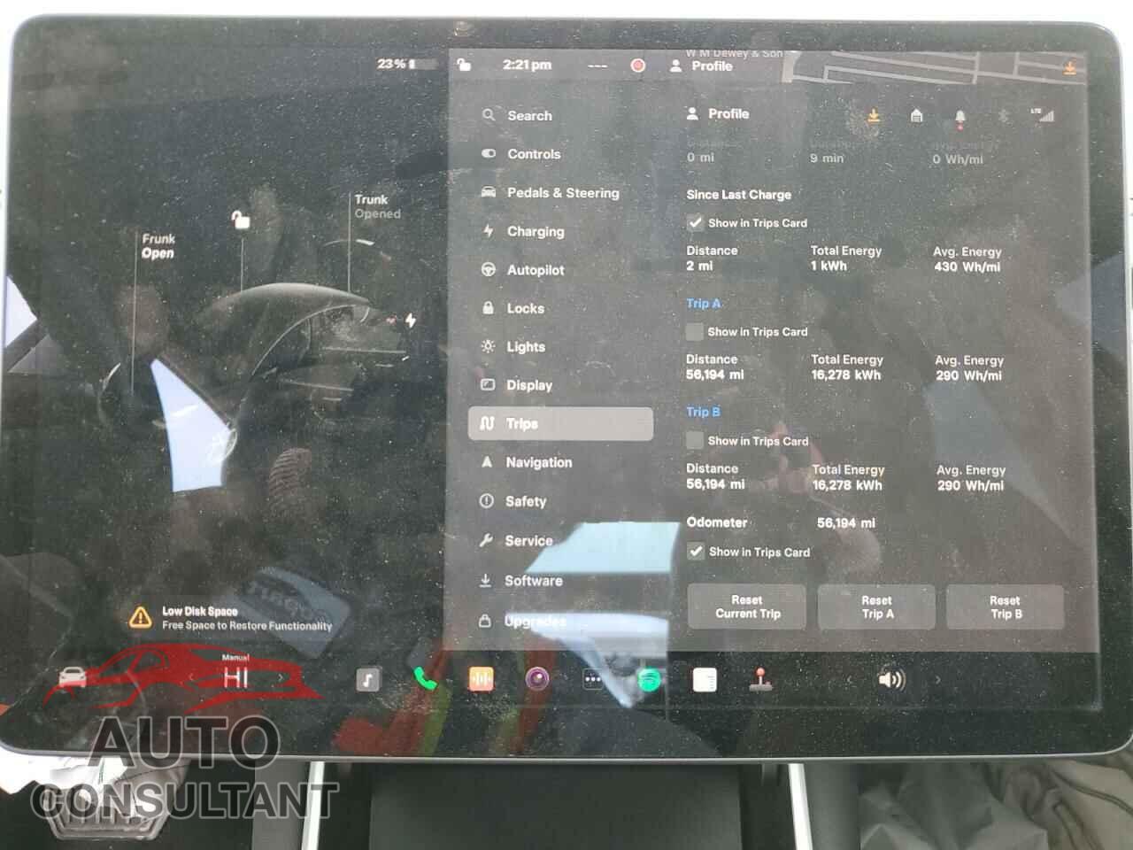 TESLA MODEL 3 2019 - 5YJ3E1EA0KF400456
