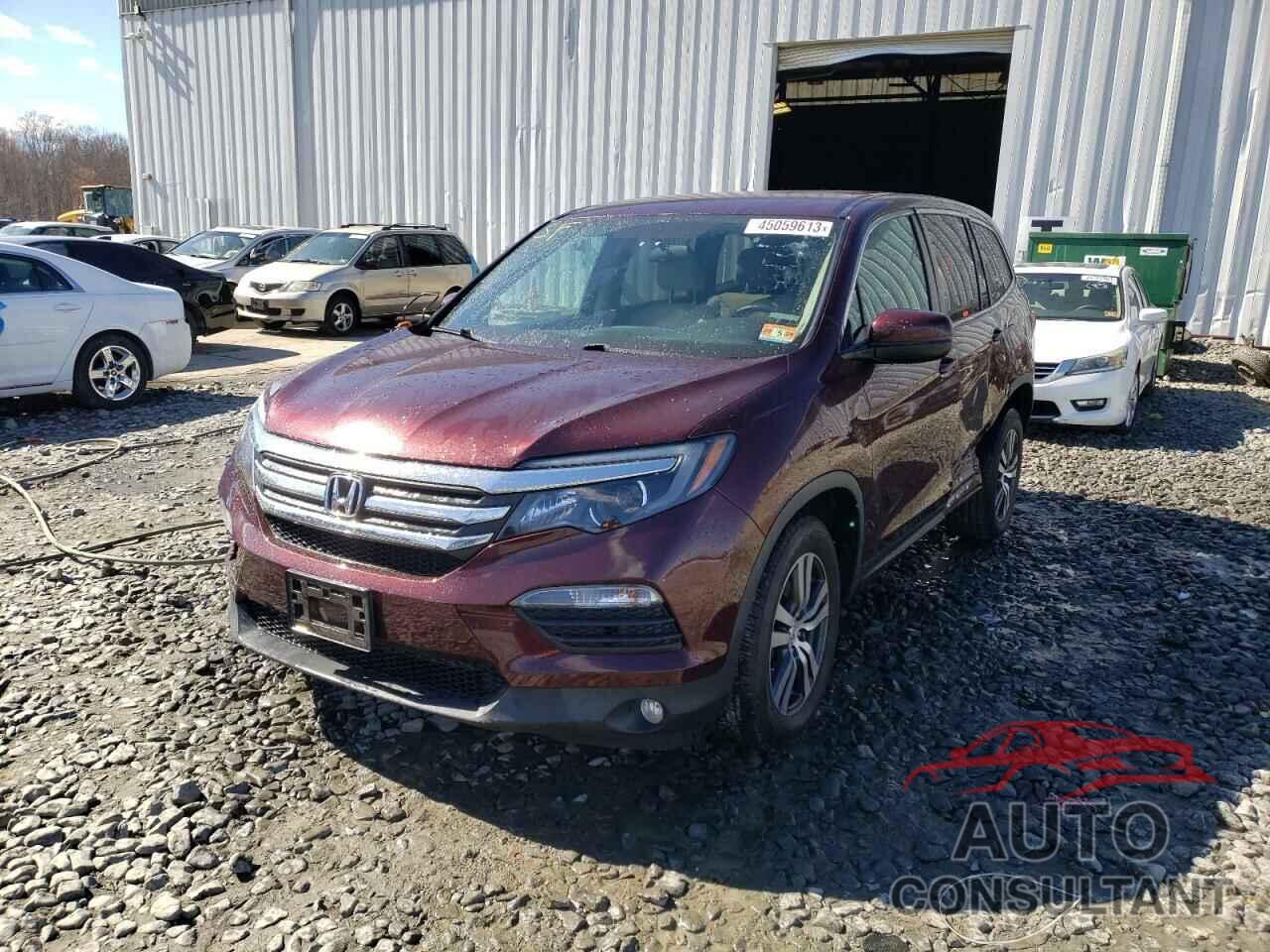 HONDA PILOT 2017 - 5FNYF6H30HB039879