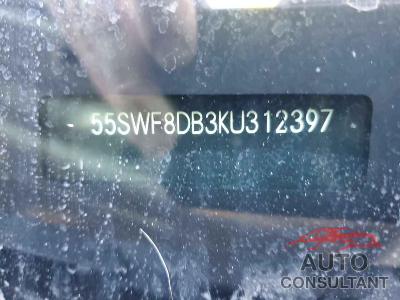 MERCEDES-BENZ C-CLASS 2019 - 55SWF8DB3KU312397