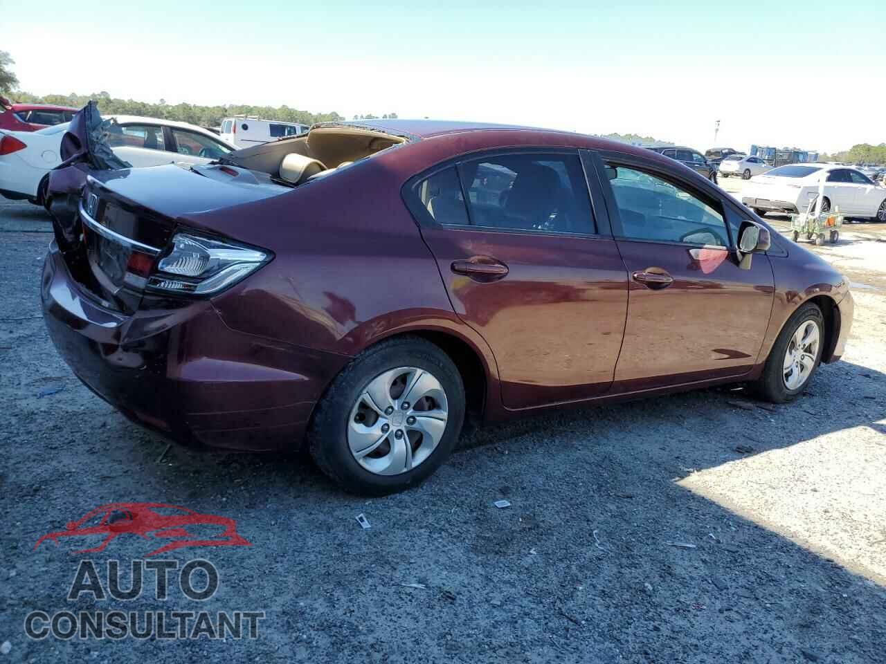 HONDA CIVIC 2013 - 19XFB2F50DE043544