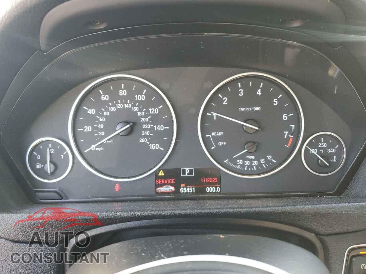 BMW 3 SERIES 2014 - WBA3B1C58EK133909