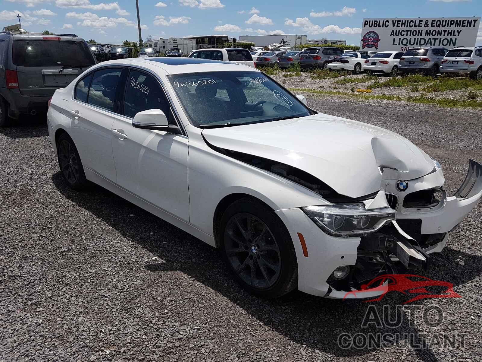 BMW 3 SERIES 2016 - WBA8E3G5XGNU04506